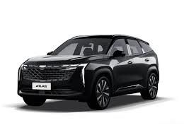 Czarny Geely Atlas Supreme Variant SUV Benzyna Benzyna Samochód Duża przestrzeń