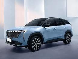 Niebieski kolor Geely Atlas Boue Mini SUV Benzynowy Samochód Miejski Wysoka Prędkość